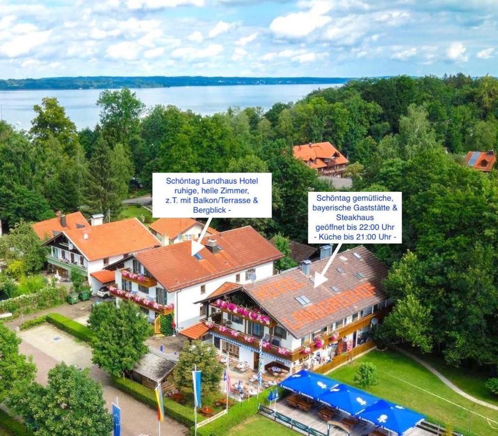 Hotel Landgasthof Schöntag Münsing Exterior foto